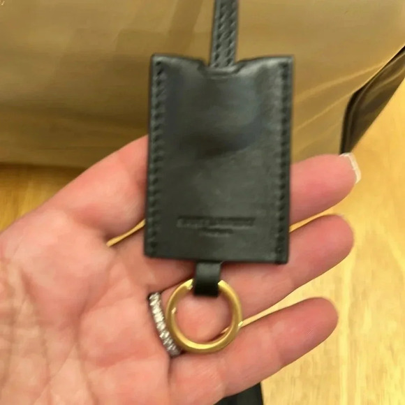 Yves Saint Laurent Classic Duffle 6 Handbag 2Way Color Block calfskin Leather - Picture 15 of 15